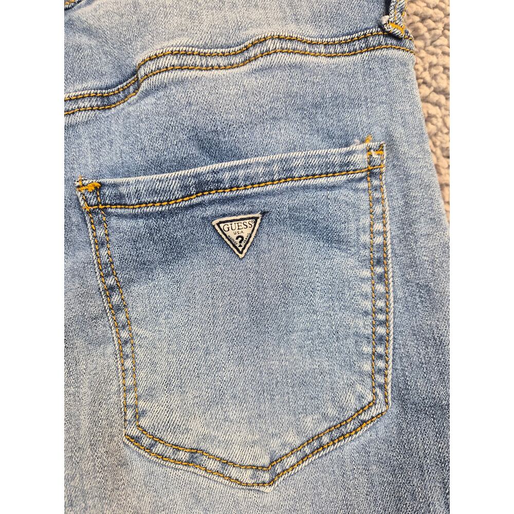Guess Light Blue Cropped Ankle Jeans